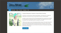 Desktop Screenshot of deyuafrican.com